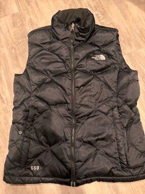 The North Face Women’s Black Quilted 550 Down Vest